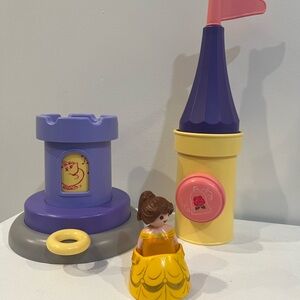 Fairytale Princess Tower Playset - Purple, Yellow